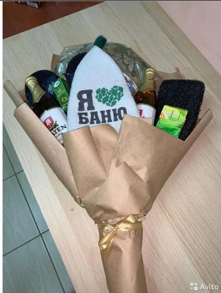 Банный букет с пивом купить на Зозу.ру - фотография № 1