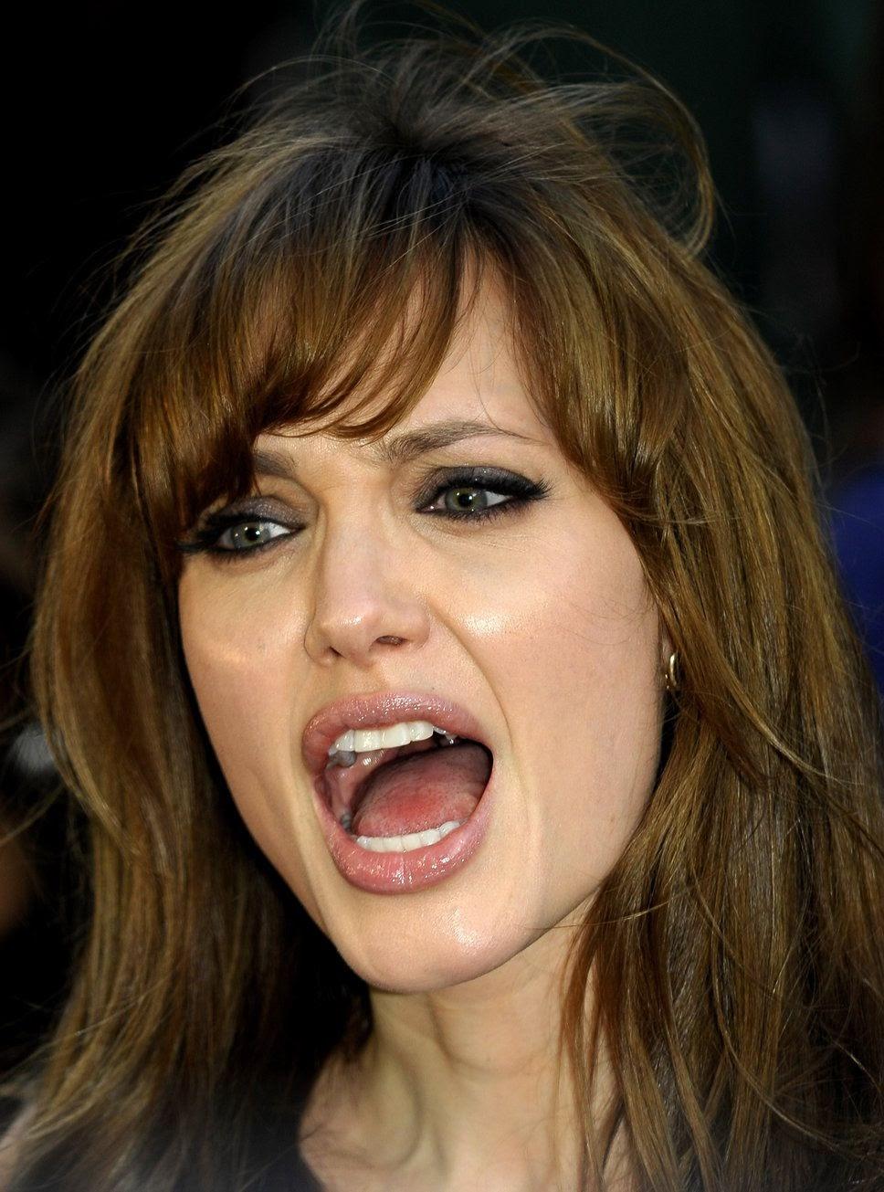 Angelina Jolie tongue Mouth Open Анджелина Джоли Язык Рот Открытый купить на Зозу.ру - фотография № 6